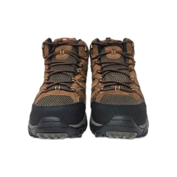 Merrell MOB2 Mid waterproof hiking boots Earth Brown J06051W Men's 10 Wide #1186 - Picture 1 of 9